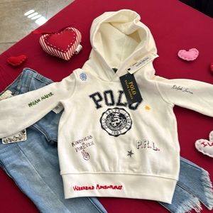 Kids 3T Polo by Ralph Lauren hoodie, girls and girls 3T Chelsea & Violet jeans